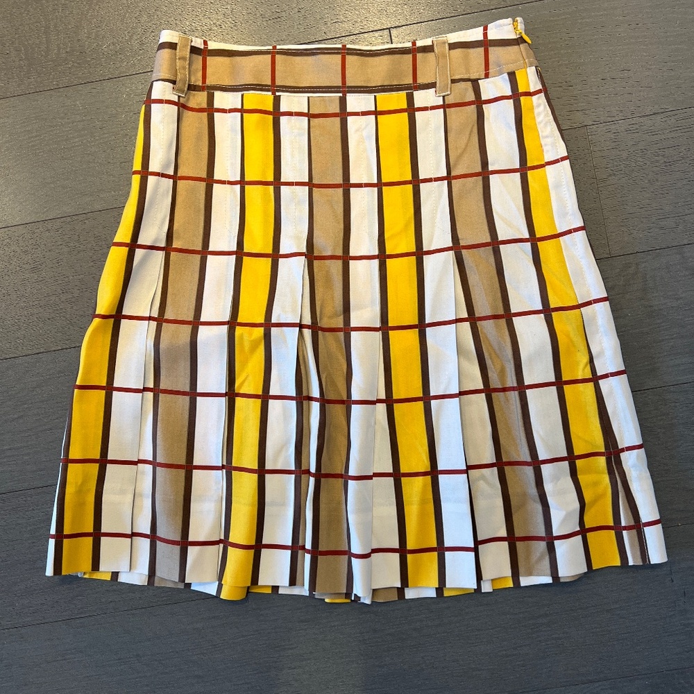 Marc by Marc Jacobs plaid fall pleated skirt